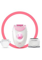 Braun Epilierer Silk-épil 3 Legs & Body 3270 in Pink/Weiß Epilierer 1.0 pieces