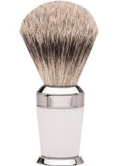 Becker Manicure Shaving Shop Rasierpinsel Premium Paris Rasierpinsel, Silberspitz Weiß 1 Stk.