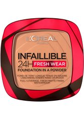 L'Oréal Paris Infaillible 24H Fresh Wear Make-Up-Puder 260 Golden Sun Puder 9g Kompakt Foundation
