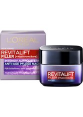 L'Oréal Paris Revitalift Filler [+Hyaluronsäure] Intensiv Aufpolsternde Anti-Age Nachtpflege 50 ml Nachtcreme