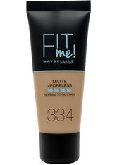 Maybelline Fit Me! Matte and Poreless Foundation 30 ml (verschiedene Farbtöne) - 334 Warm Tan
