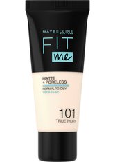 Maybelline Fit Me! Matte and Poreless Foundation 30 ml (verschiedene Farbtöne) - 101 True Ivory