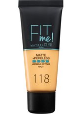 Maybelline Fit Me! Matte and Poreless Foundation 30 ml (verschiedene Farbtöne) - 118 Light Beige