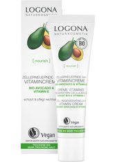 Logona Nourish Zellerneuernde 24H Vitamincreme Bio-Avocado & Vitamin E Gesichtscreme 30.0 ml