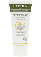 Cattier Handpflege Weiße Heilerde - Pflanzliche Öle Handcreme 75 ml