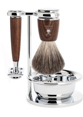Mühle RYTMO 4-teiliges Rasierset Esche dunkel Rasierhobel Rasierer 1.0 pieces