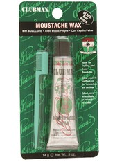 Clubman Pinaud Moustache Wax Hang Pack - Schwarz, 14 g