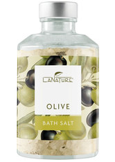 LaNature Badesalz Olive mit Beerenblätter im Dekoglas 250 g