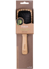 PARSA Beauty Profi FSC Holz Haarbürste Paddle Klein mit Kunststoffstiften
