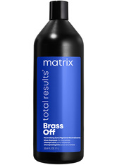 Matrix Total Results Brass Off Brunette Blue Shampoo for Lightened Brunette Hair 1000ml