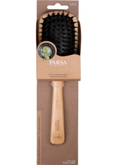 PARSA Beauty Profi FSC Holz Haarbürste Paddle Groß oval mit Mischborsten