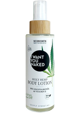 I Want You Naked Holy Hemp Body Lotion Bio-Hanfsamenöl & Vitamin E 100 ml Bodylotion