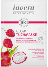lavera Bio-Drachenfrucht & Bio-Himbeere Glow Tuchmaske Feuchtigkeitsmaske 21.0 ml