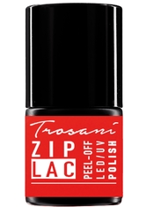 Trosani ZipLac Peel-Off UV/LED Nail Polish Flame Scarlet (9), 6 ml