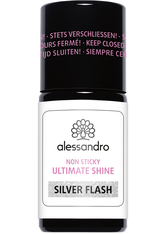 alessandro International Ultimate Shine Non Sticky mit Glitter Silver Flash 7,5 ml