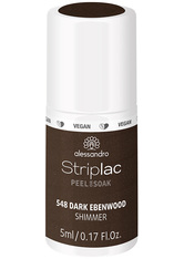 alessandro International Striplac ST2 Dark Ebenwood Shimmer 5 ml