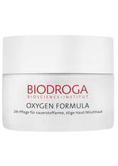 Biodroga Gesichtspflege Oxygen Formula 24h Pflege für sauerstoffarme, ölige Haut/Mischhaut 50 ml