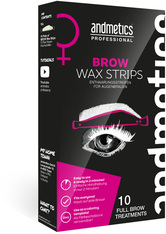 Andmetics andmetics Brow Wax Strips Women Professional 10 Stück Enthaarungstools 10.0 pieces