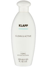Klapp Clean & Active Tonic without Alcohol 250 ml Gesichtswasser
