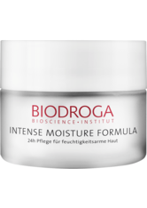 Biodroga Gesichtspflege Intense Moisture Formula 24h Pflege für feuchtigkeitsarme Haut 50 ml