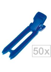 Efalock Clip Kunststoff blau 50 Stk. Haarklammern