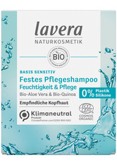 lavera Festes Pflegeshampoo Basis Sensitiv Feuchtigkeit & Pflege Festes Shampoo 50 g