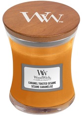 WoodWick Caramel Toasted Sesame Hourglass Duftkerze  85 g