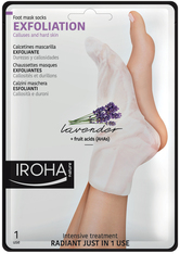 Iroha Exfoliation Socks Lavender + Aha Fuß-Maske (exfolierend)