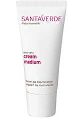 Santaverde Produkte Aloe Vera - Creme medium 30ml Gesichtscreme 30.0 ml