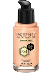 Max Factor Facefinity All Day Flawless 3 in 1 Vegan Foundation 30ml (Various Shades) - N45 - WARM ALMOND