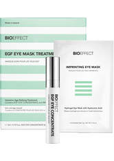 BIOEFFECT EGF Eye Mask Treatment = EGF Eye Serum 3 ml + 8 x 2 Eye Masks 2 Artikel im Set Augenpflegeset