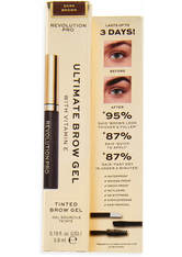 REVOLUTION PRO Ultimate Brow Gel  Augenbrauengel 5.8 ml Dark Brown