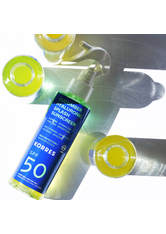 Korres Cucumber Hyaluronic Splash SPF 50 2-Phasen-Sonnenschutzspray Für Gesicht Und Körper 150ml Sonnenspray