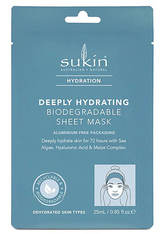 Sukin Hydration Deeply Hydrating Sheet Mask Sachet 200ml (Pack of 8)