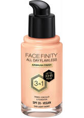 Max Factor Facefinity All Day Flawless 3 in 1 Vegan Foundation 30ml (Various Shades) - C40 - LIGHT IVORY