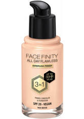 Max Factor Facefinity All Day Flawless 3 in 1 Vegan Foundation 30ml (Various Shades) - N55 - BEIGE