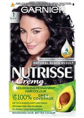 Garnier Nutrisse Permanentes Haarfärbemittel (Verschiedene Farbtöne) - 1 Black