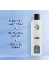 Nioxin System 2 Naturbelassenes Haar - Sichtbar Dünner Werdendes Haar Haarshampoo 300 ml