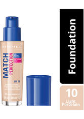 Rimmel London SPF 20 Match Perfection Foundation 30ml (Various Shades) - Light Porcelain