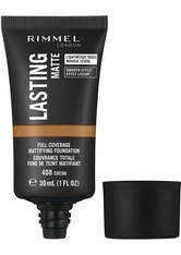 Rimmel London Lasting Matte Foundation 30ml (Various Shades) - 408 Maple