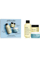 philosophy LOOKFANTASTIC Exclusive Cleanse and Glow Skincare Trial Set