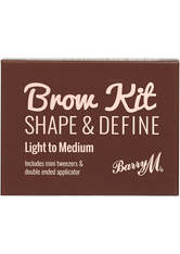 Barry M - Augenbrauen Set - Brow Kit - Shape and Define - Light-Medium