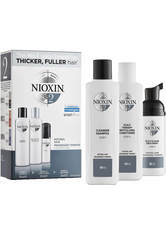 NIOXIN 3-teiliges System 2 Testpaket für natürliches Haar mit fortgeschrittener Ausdünnung Kit