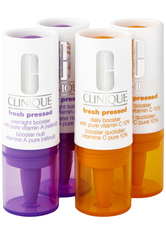 Clinique Pflege Exfoliationsprodukte Fresh Pressed Daily Booster with Pure Vitamin C 10% 8,5 g + Overnight Booster with Pure Vitamin A (retinol) 8,5 g 2 x 8,50 g
