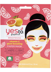 yes to Grapefruit Vitamin C Glow Boosting Paper Mask 20 ml
