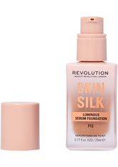 Makeup Revolution Silk Serum Foundation 23ml (Various Shades) - F12