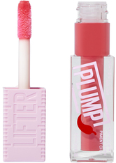 Maybelline Lifter Gloss Plumping Lip Gloss Lasting Hydration Formula With Hyaluronic Acid and Chilli Pepper (Various Shades) - Blush Blaze