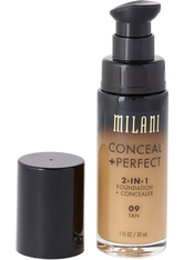 Milani - Foundation + Concealer - 2 in 1 - Conceal + Perfect - Tan - 09