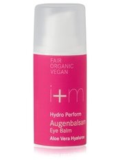 I + M Naturkosmetik Hydro Perform Augenbalsam Hyaluron Aloe Vera 15 ml