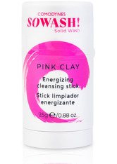 Comodynes Make-up Entferner SOWASH! Pink Clay Energiespendender Reinigungsstick 25 g